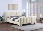 Camila Chenille Fabric Upholstered Bed - Image 2