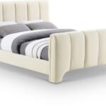 Camila Chenille Fabric Upholstered Bed