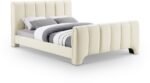 Camila Chenille Fabric Upholstered Bed