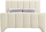 Camila Chenille Fabric Upholstered Bed - Image 3