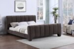 Camila Chenille Fabric Upholstered Bed - Image 2