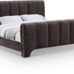 Camila Chenille Fabric Upholstered Bed