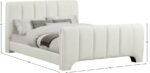 Camila Chenille Fabric Upholstered Bed - Image 10