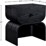 Jace Oak Veneer Night Stand - Image 9