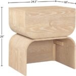 Jace Oak Veneer Night Stand - Image 9