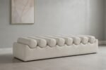 Rumble Vegan Leather Upholstered Bench - Image 2
