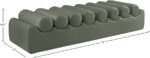 Rumble Vegan Leather Upholstered Bench - Image 9