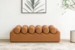 Rumble Vegan Leather Upholstered Bench - Image 2