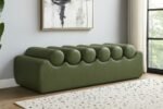 Rumble Vegan Leather Upholstered Bench - Image 2