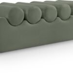 Rumble Vegan Leather Upholstered Bench