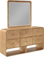 Parker Ash Veneer Framed Mirror - Image 7