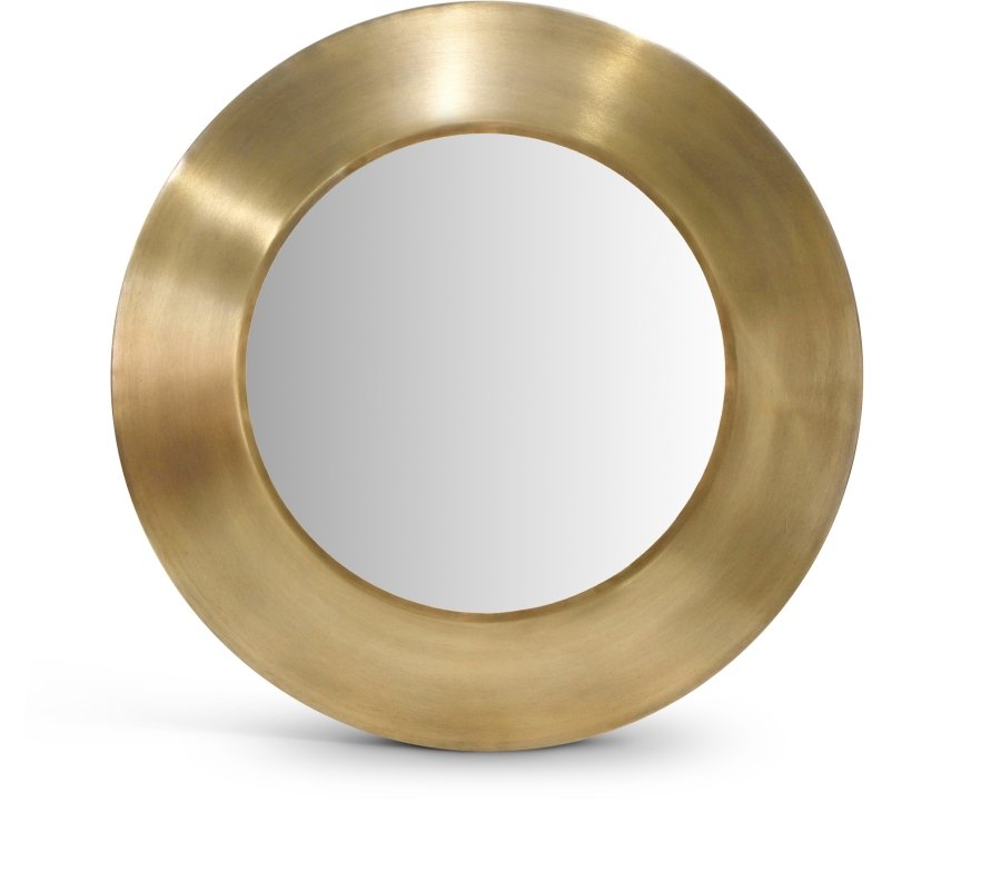 44573.jpg Sphere Iron Frame Mirror - Image 1