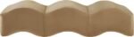 Wave Velvet Upholstered Bench - Image 4