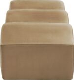 Wave Velvet Upholstered Bench - Image 5