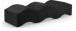 Wave Velvet Upholstered Bench