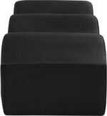 Wave Velvet Upholstered Bench - Image 5