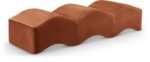 Wave Velvet Upholstered Bench