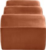 Wave Velvet Upholstered Bench - Image 5