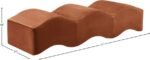 Wave Velvet Upholstered Bench - Image 12