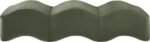 Wave Velvet Upholstered Bench - Image 4