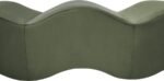 Wave Velvet Upholstered Bench - Image 8