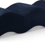 Wave Velvet Upholstered Bench