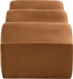 Wave Velvet Upholstered Bench - Image 5