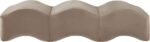 Wave Velvet Upholstered Bench - Image 4