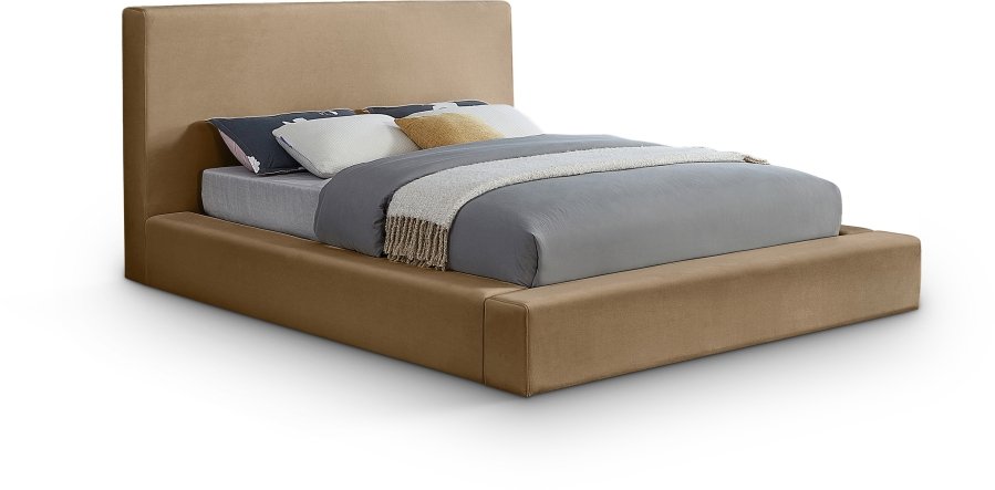 44714.jpg Dorian Velvet Upholstered Bed - Image 1