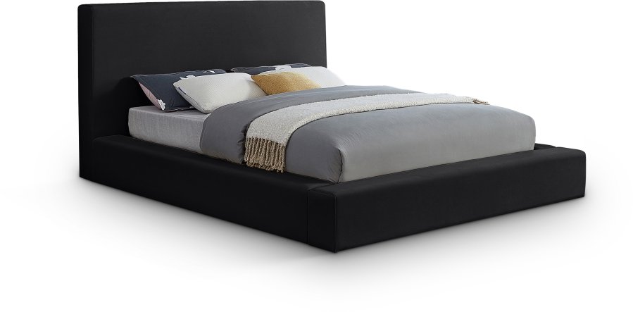 44719.jpg Dorian Velvet Upholstered Bed - Image 1