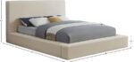 Dorian Velvet Upholstered Bed - Image 7