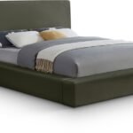 Dorian Velvet Upholstered Bed