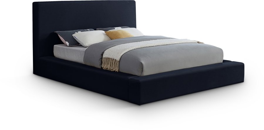 44749.jpg Dorian Velvet Upholstered Bed - Image 1