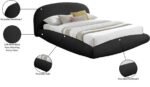 Genesis Teddy Fabric Upholstered Floating Bed - Image 7