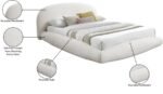 Genesis Teddy Fabric Upholstered Floating Bed - Image 7