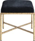 Valley Chenille Fabric Upholstered Bench - Image 4