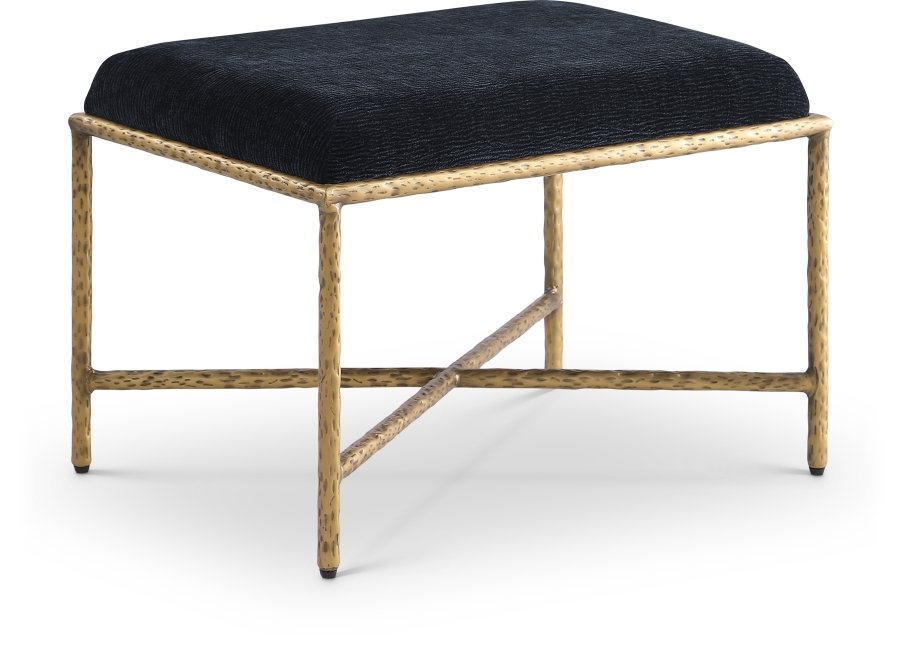 44964.jpg Valley Chenille Fabric Upholstered Bench - Image 1