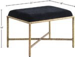 Valley Chenille Fabric Upholstered Bench - Image 6