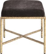 Valley Chenille Fabric Upholstered Bench - Image 4