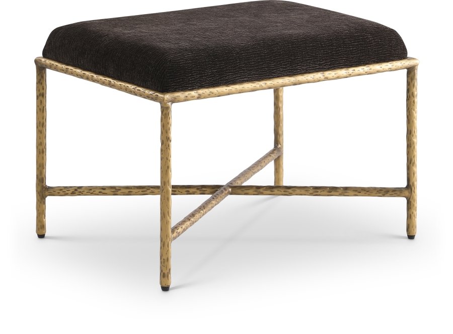 44965.jpg Valley Chenille Fabric Upholstered Bench - Image 1