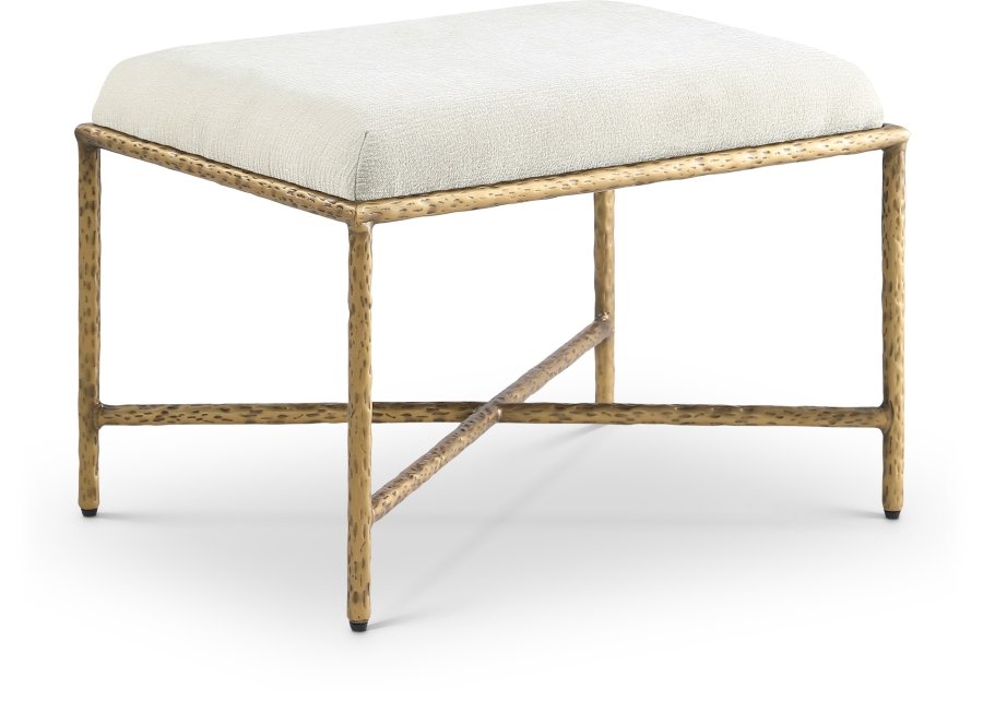 44966.jpg Valley Chenille Fabric Upholstered Bench - Image 1