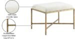 Valley Chenille Fabric Upholstered Bench - Image 7