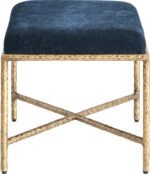 Valley Chenille Fabric Upholstered Bench - Image 4