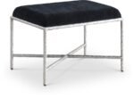 Valley Chenille Fabric Upholstered Bench