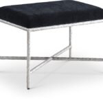 Valley Chenille Fabric Upholstered Bench