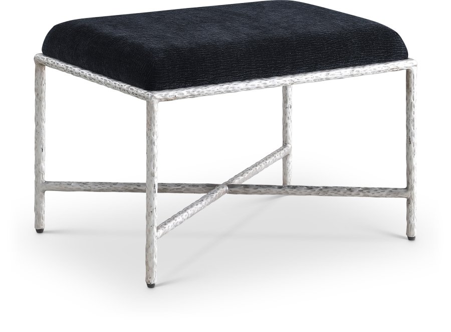 44968.jpg Valley Chenille Fabric Upholstered Bench - Image 1