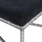 Valley Chenille Fabric Upholstered Bench - Image 5