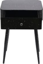 Rylan Terrazzo Pattern Iron Nightstand - Image 3