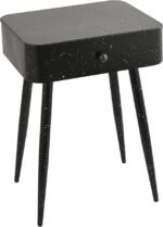 Rylan Terrazzo Pattern Iron Nightstand - Image 4