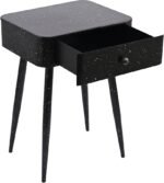Rylan Terrazzo Pattern Iron Nightstand - Image 5